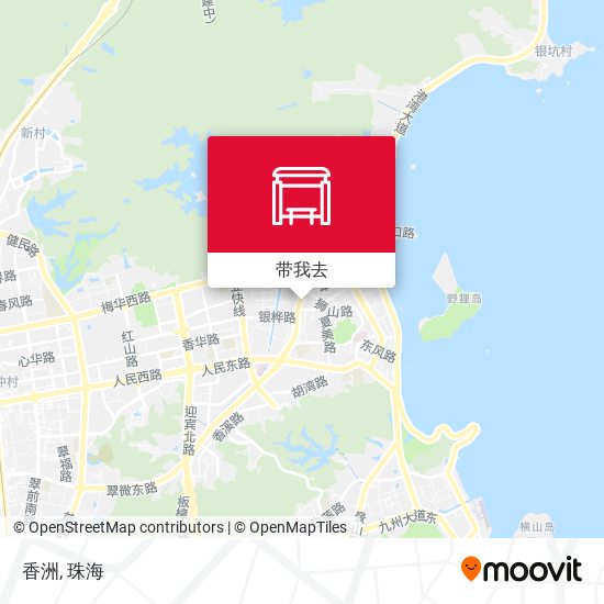 香洲地图