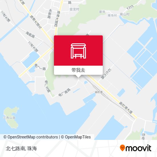 北七路南地图