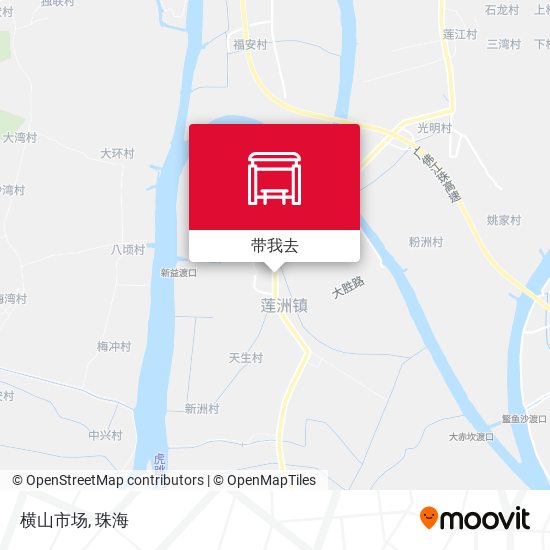横山市场地图