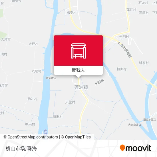 横山市场地图