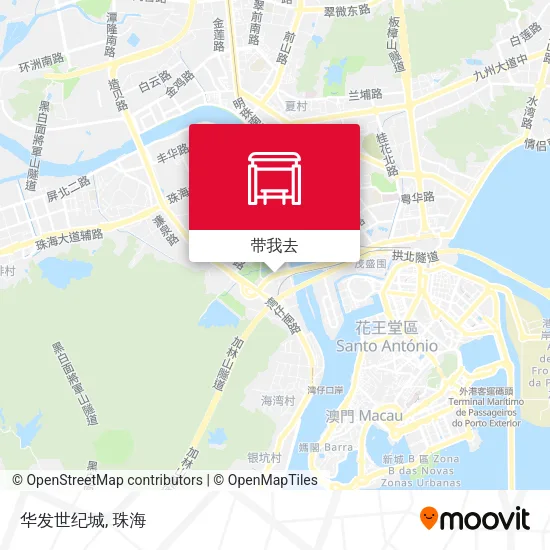 华发世纪城地图