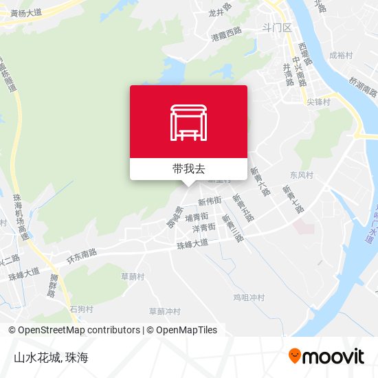 山水花城地图