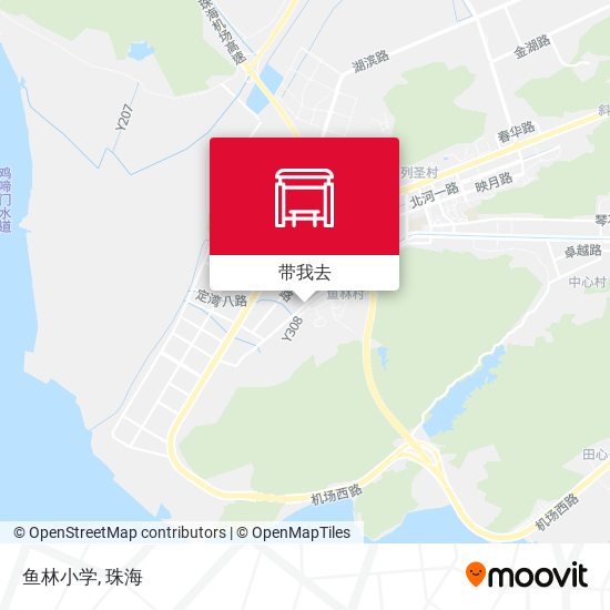 鱼林小学地图