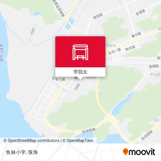 鱼林小学地图