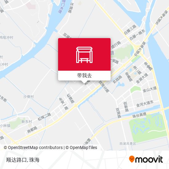 顺达路口地图