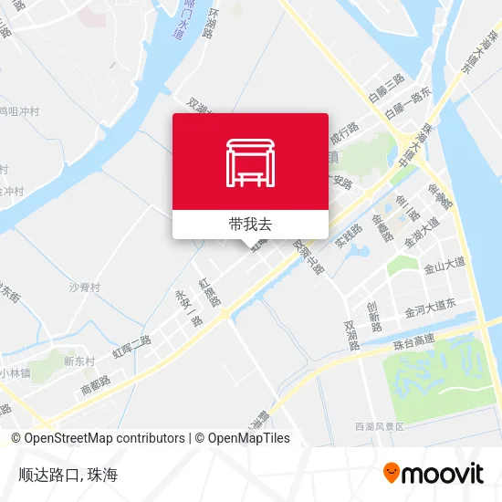 顺达路口地图