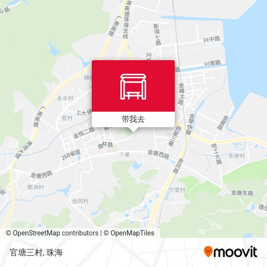 官塘三村地图
