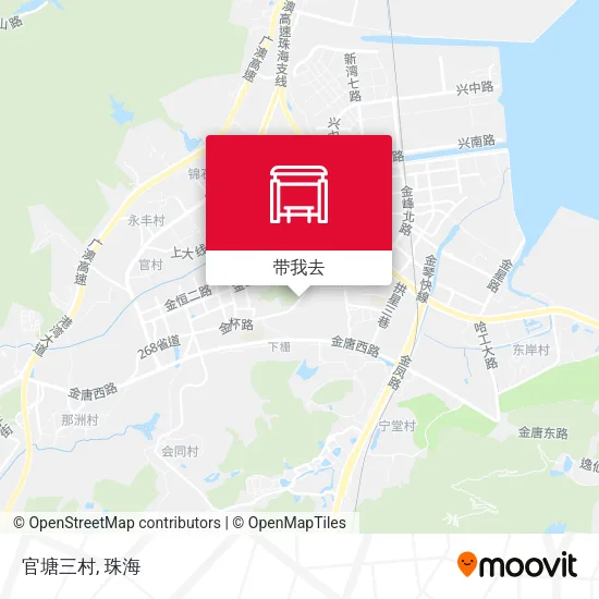 官塘三村地图