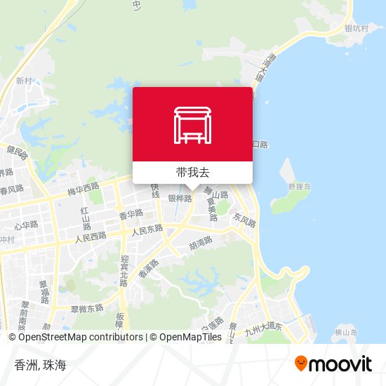 香洲地图