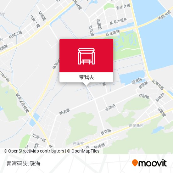 青湾码头地图