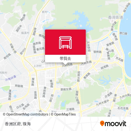 香洲区府地图