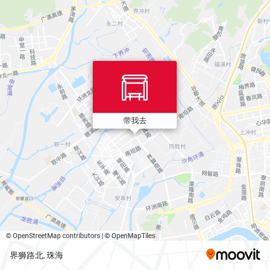 界狮路北地图