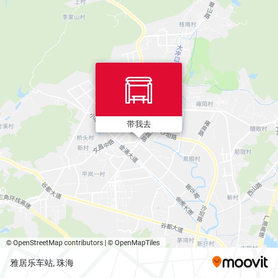 雅居乐车站地图