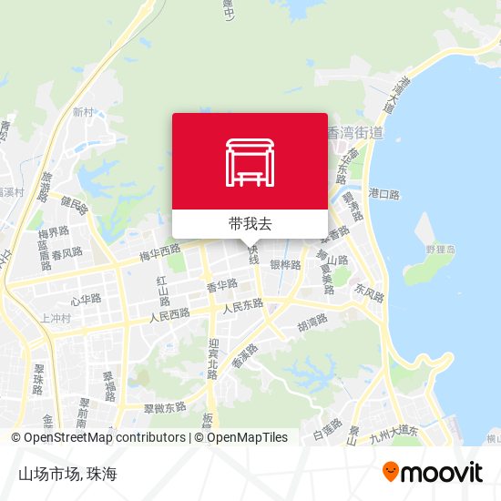 山场市场地图