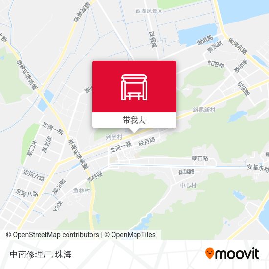 中南修理厂地图