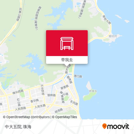 中大五院地图
