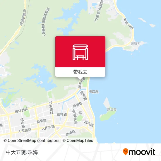 中大五院地图