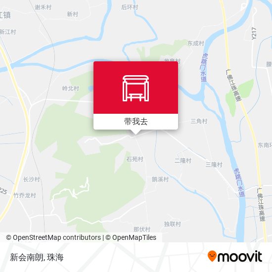 新会南朗地图