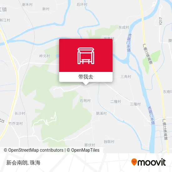 新会南朗地图
