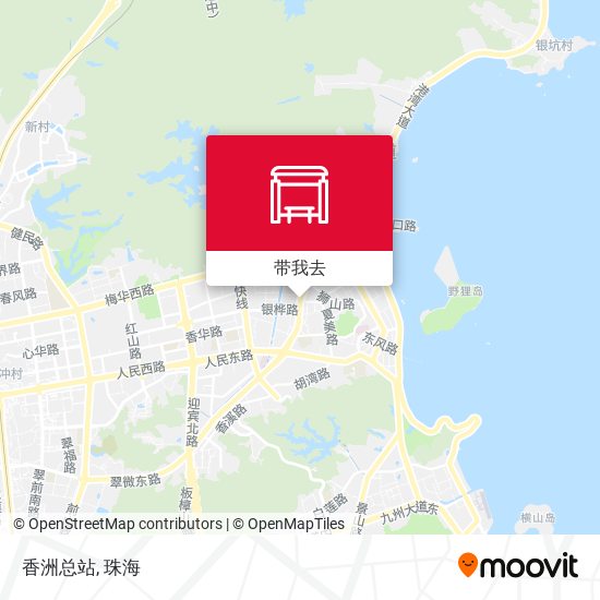 香洲总站地图