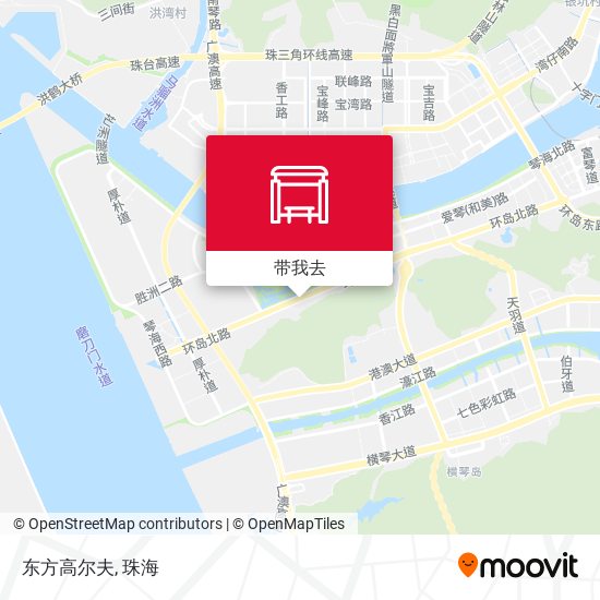 东方高尔夫地图