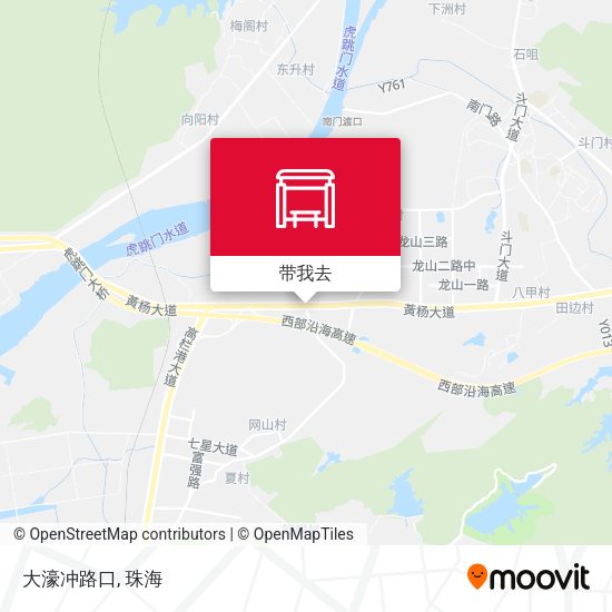 大濠冲路口地图