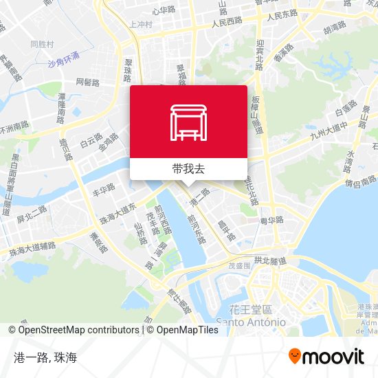 港一路地图
