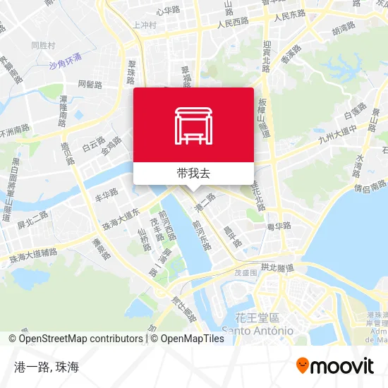 港一路地图