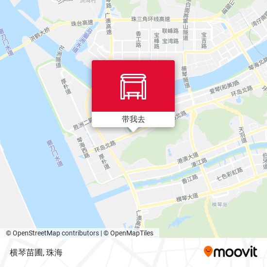 横琴苗圃地图