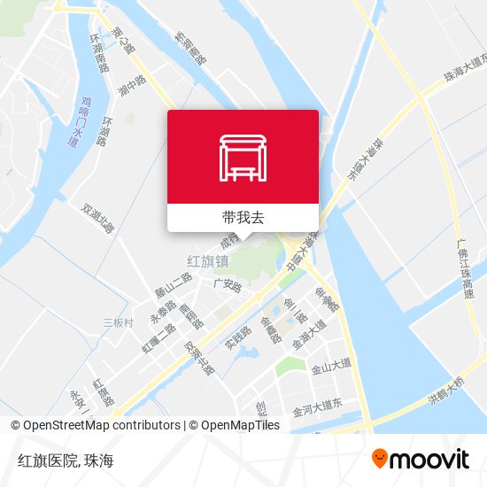 红旗医院地图