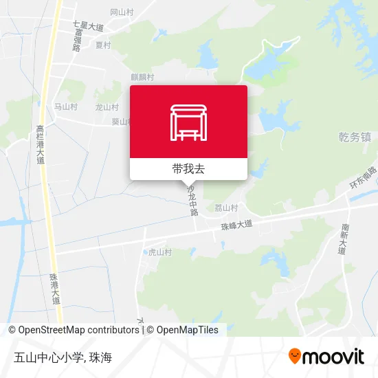 五山中心小学地图