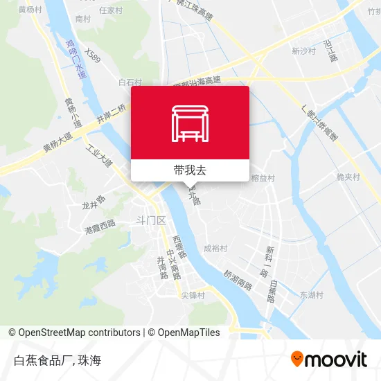 白蕉食品厂地图