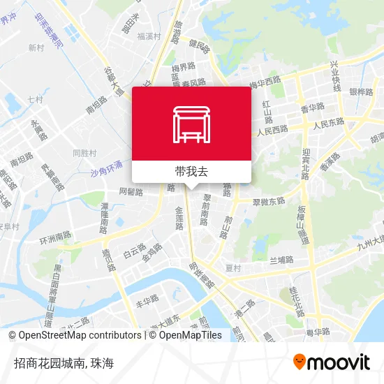 招商花园城南地图