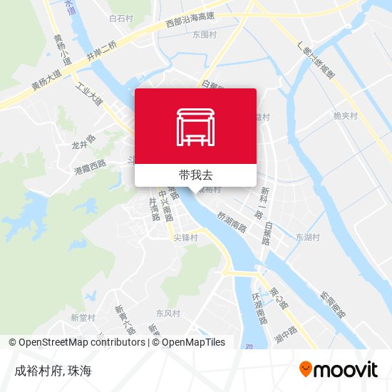 成裕村府地图