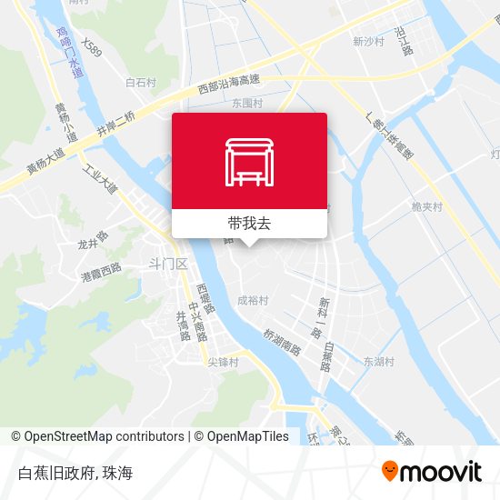 白蕉旧政府地图