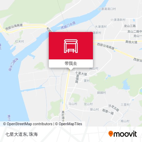 七星大道东地图
