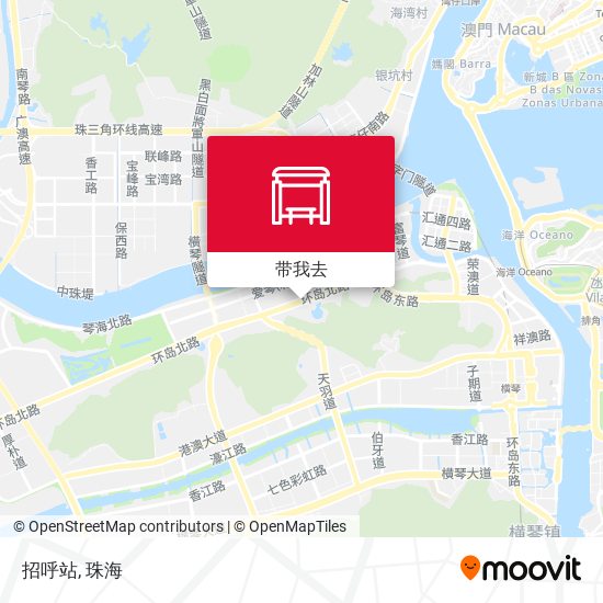 招呼站地图