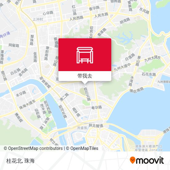 桂花北地图