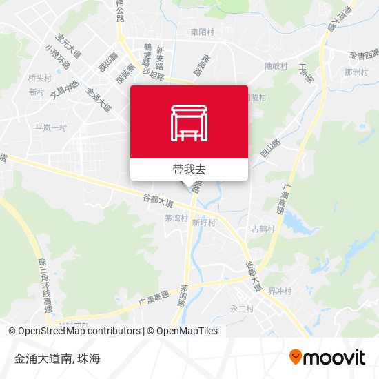 金涌大道南地图