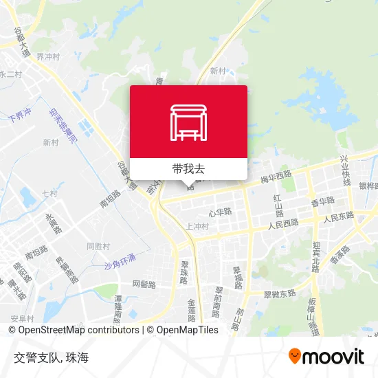 交警支队地图