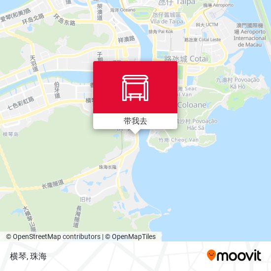 横琴地图