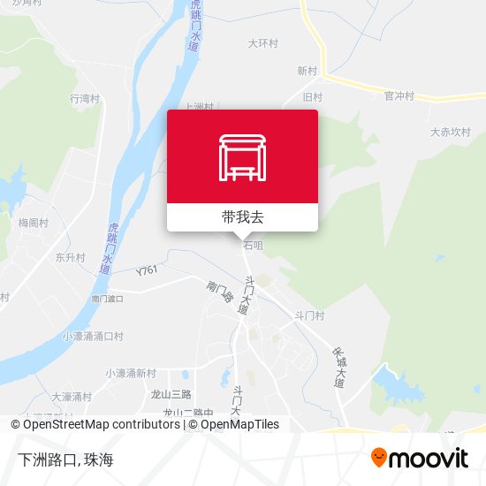 下洲路口地图