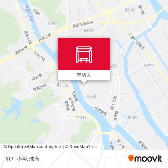 联厂小学地图