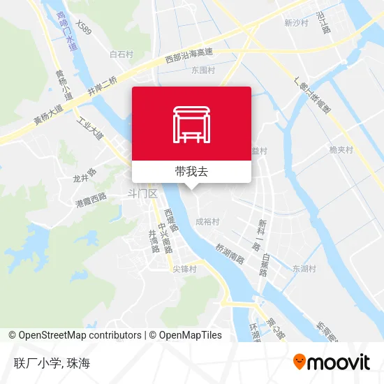 联厂小学地图