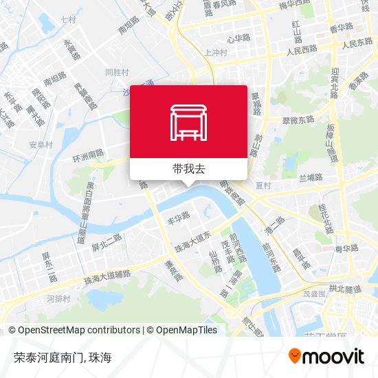 荣泰河庭南门地图