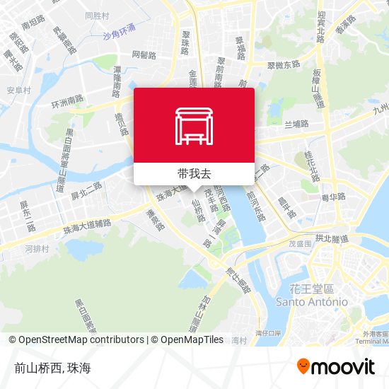 前山桥西地图