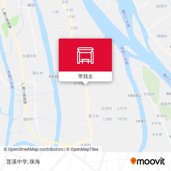 莲溪中学地图