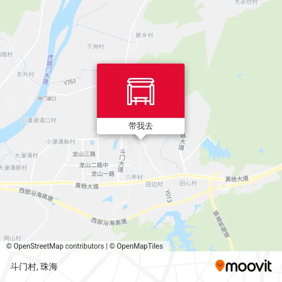 斗门村地图