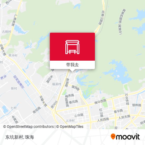 东坑新村地图