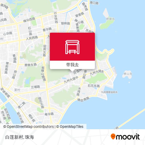 白莲新村地图